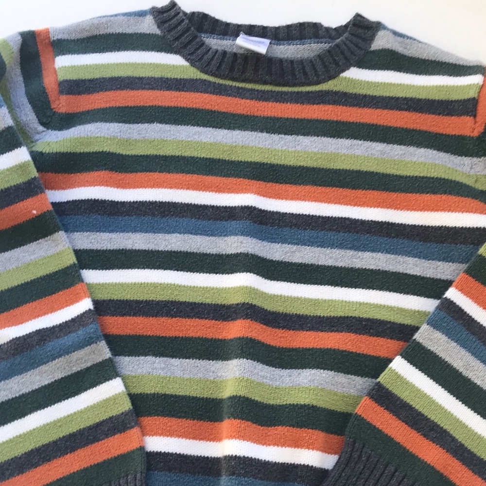 Gymboree striped sweater • boys 7-8